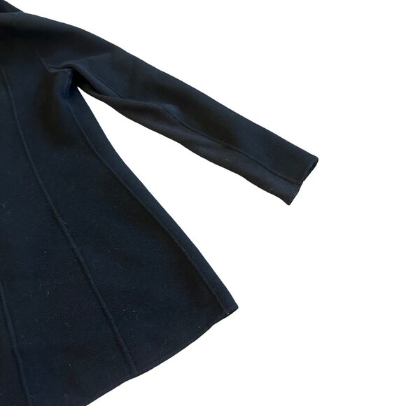 Mackage Black Asymmetrical Coat jacket Toggle Closure Oversized Collar Size XS - Picture 4 of 11